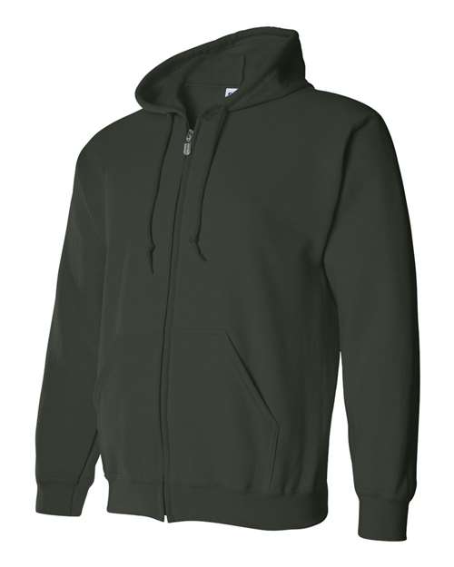 Unisex Heavy Blend™ Full-Zip Hooded Sweatshirt — Forest