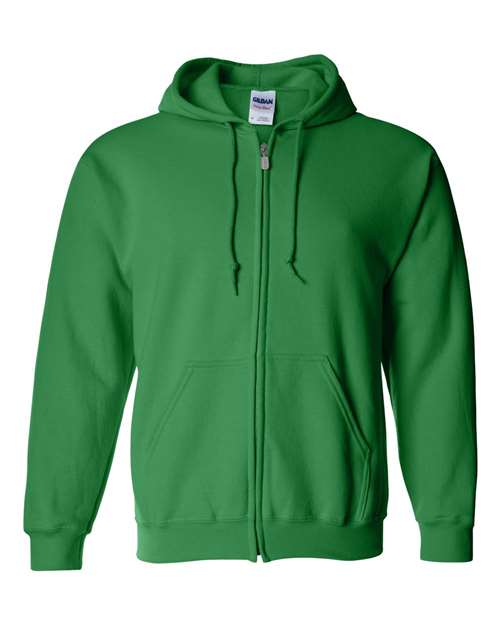 Unisex Heavy Blend™ Full-Zip Hooded Sweatshirt — Irish Green
