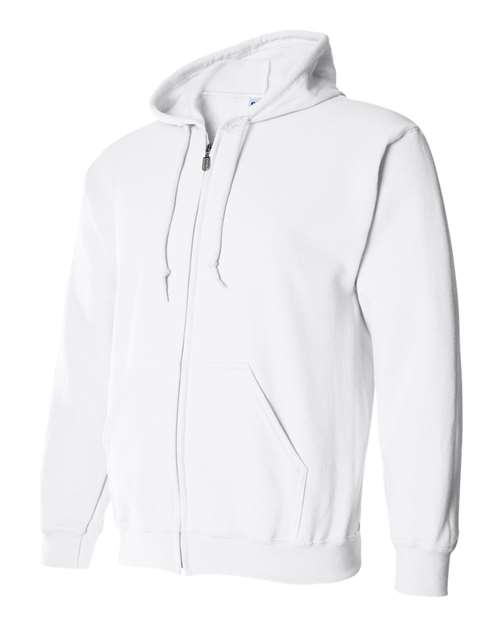 Unisex Heavy Blend™ Full-Zip Hooded Sweatshirt — White