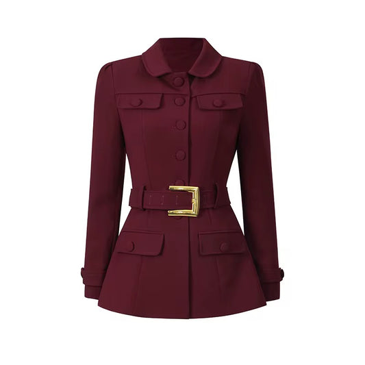 Leila blazer with belt