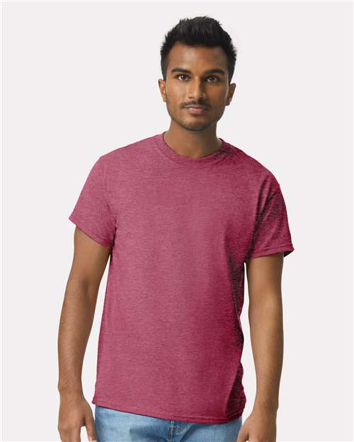 Unisex Ultra Cotton® T-Shirt — Heather Cardinal