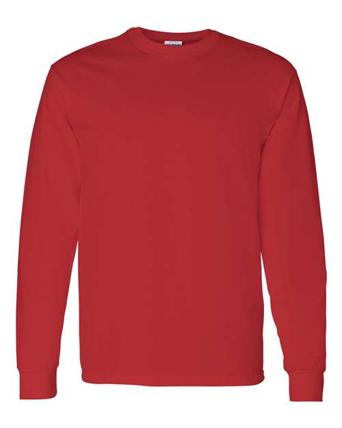 Unisex Heavy Cotton™ Long Sleeve T-Shirt — Red