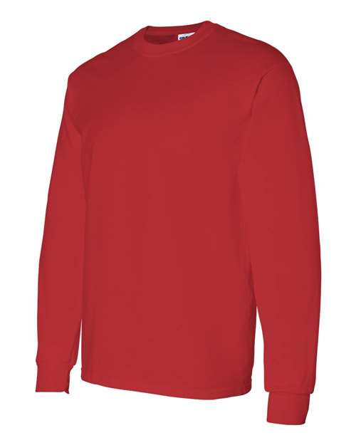 Unisex Heavy Cotton™ Long Sleeve T-Shirt — Red