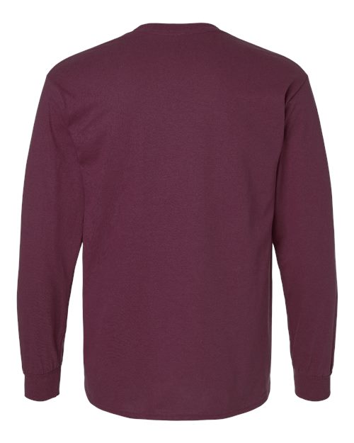 Unisex Ultra Cotton® Long Sleeve T-Shirt — Maroon