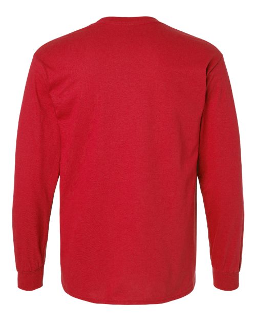 Unisex Ultra Cotton® Long Sleeve T-Shirt — Red