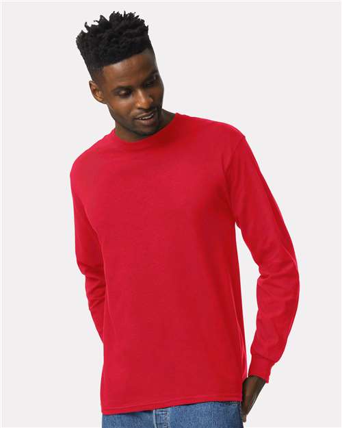 Unisex Ultra Cotton® Long Sleeve T-Shirt — Red