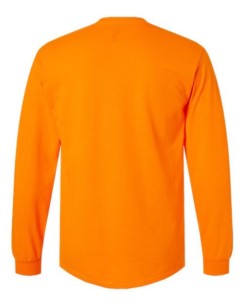 Unisex Ultra Cotton® Long Sleeve T-Shirt — Safety Orange