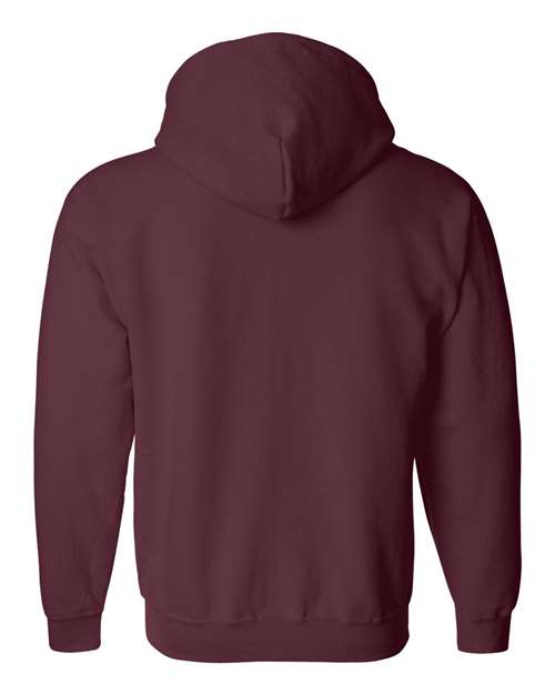 Unisex Heavy Blend™ Full-Zip Hooded Sweatshirt — Maroon