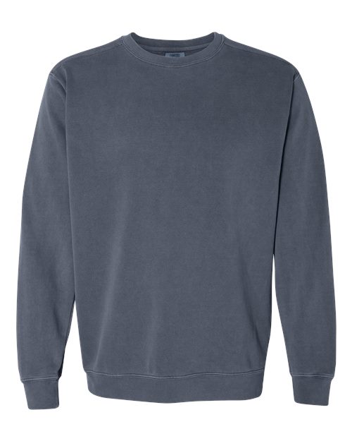 Unisex Garment-Dyed Crewneck Sweatshirt — Denim