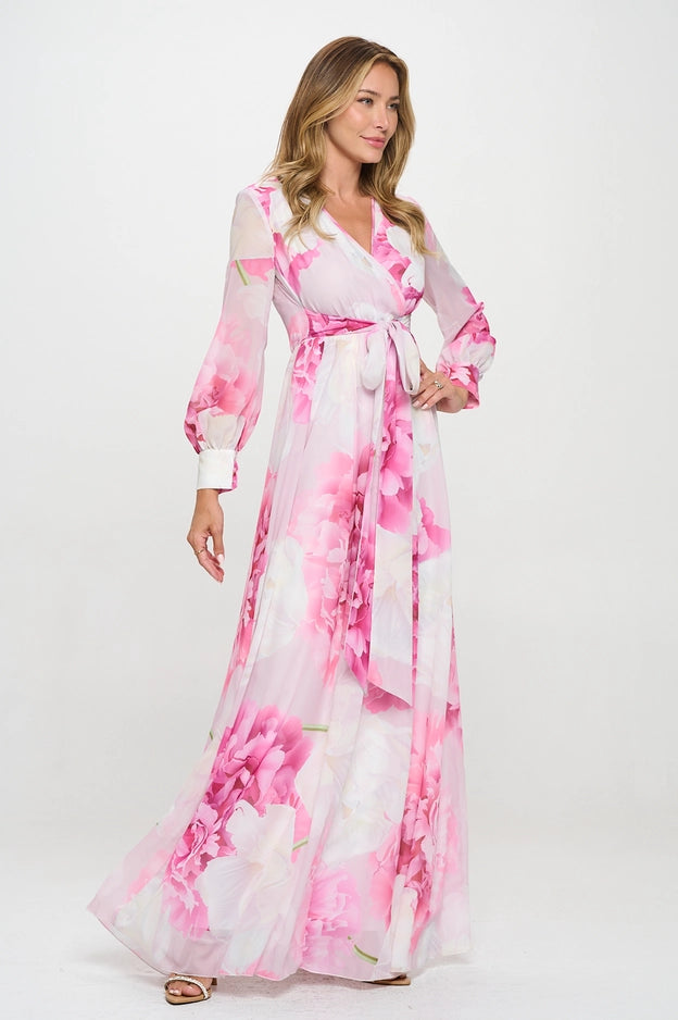 Rutha pink rose dress image 4