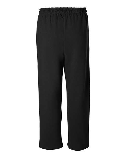Unisex Heavy Blend™ Open-Bottom Sweatpants — Black