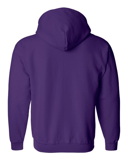 Unisex Heavy Blend™ Full-Zip Hooded Sweatshirt — Purple