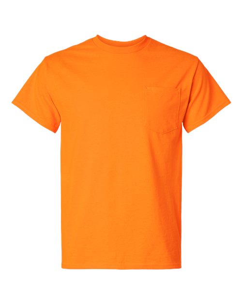 Unisex Ultra Cotton® Pocket T-Shirt — Safety Orange