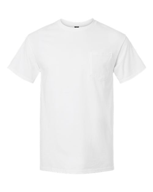 Unisex Ultra Cotton® Pocket T-Shirt — White