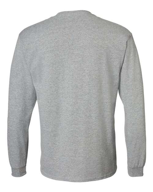 Unisex DryBlend® 50/50 Long Sleeve T-Shirt — Sport Grey