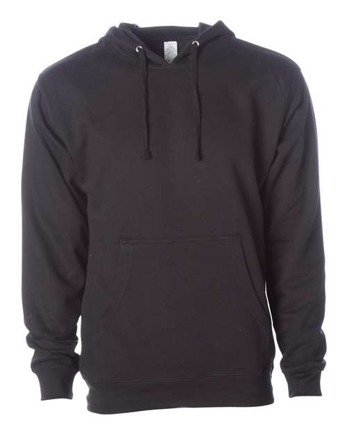 Unisex Midweight Hooded Sweatshirt — Black