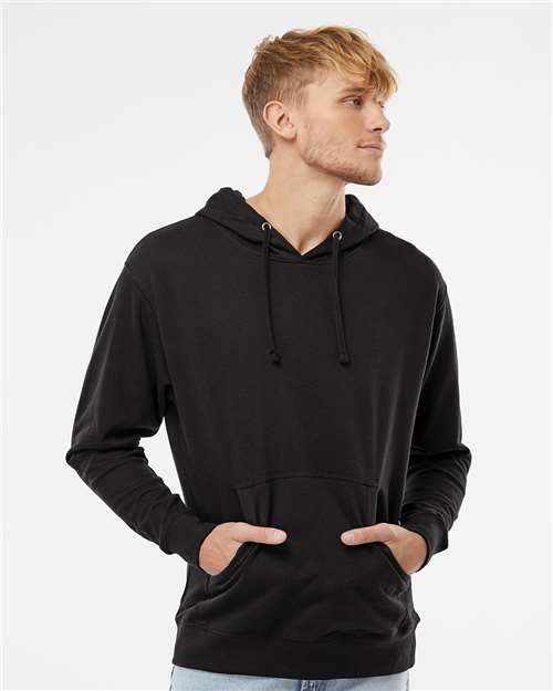 Unisex Midweight Hooded Sweatshirt — Black