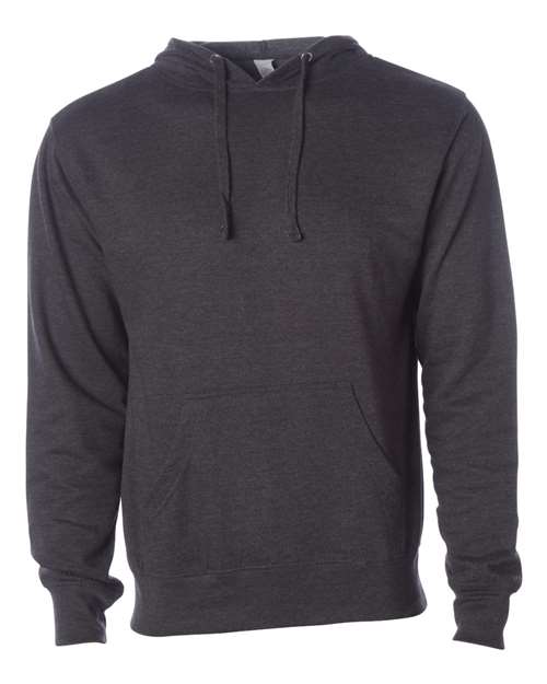 Unisex Midweight Hooded Sweatshirt — Charcoal Heather