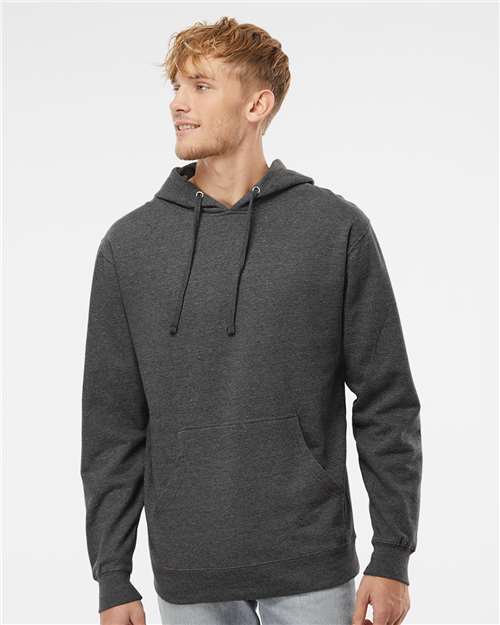 Unisex Midweight Hooded Sweatshirt — Charcoal Heather