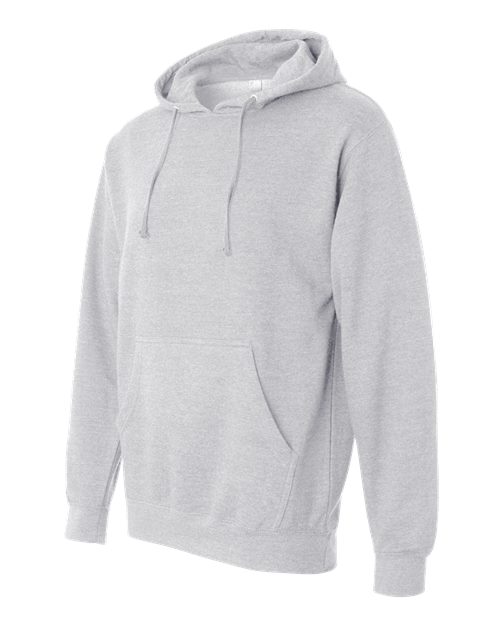 Unisex Midweight Hooded Sweatshirt — Grey Heather