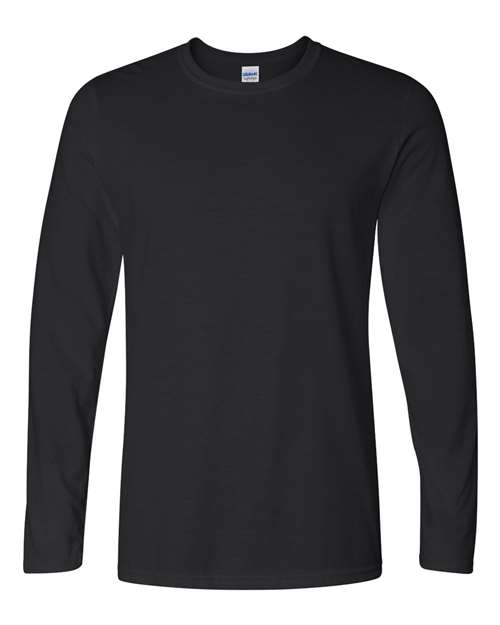 Unisex Softstyle® Long Sleeve T-Shirt — Black