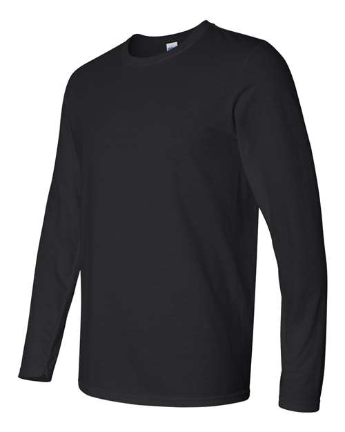 Unisex Softstyle® Long Sleeve T-Shirt — Black