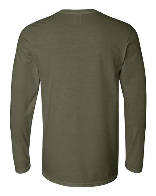 Unisex Softstyle® Long Sleeve T-Shirt — Military Green
