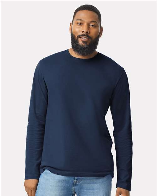 Unisex Softstyle® Long Sleeve T-Shirt — Navy
