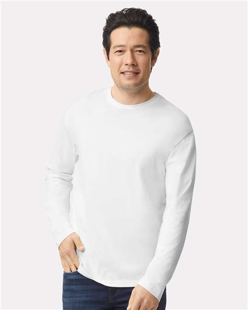 Unisex Softstyle® Long Sleeve T-Shirt — White