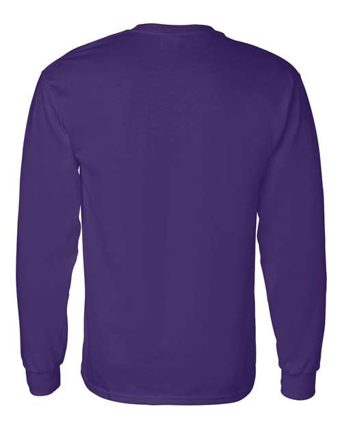 Unisex Heavy Cotton™ Long Sleeve T-Shirt — Purple