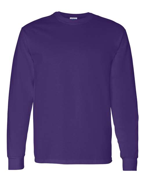 Unisex Heavy Cotton™ Long Sleeve T-Shirt — Purple