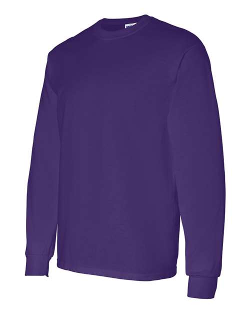 Unisex Heavy Cotton™ Long Sleeve T-Shirt — Purple