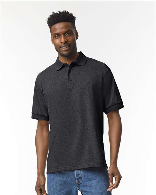 Unisex DryBlend® Polo — Dark Heather