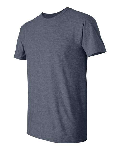 Unisex Softstyle® T-Shirt — Heather Navy