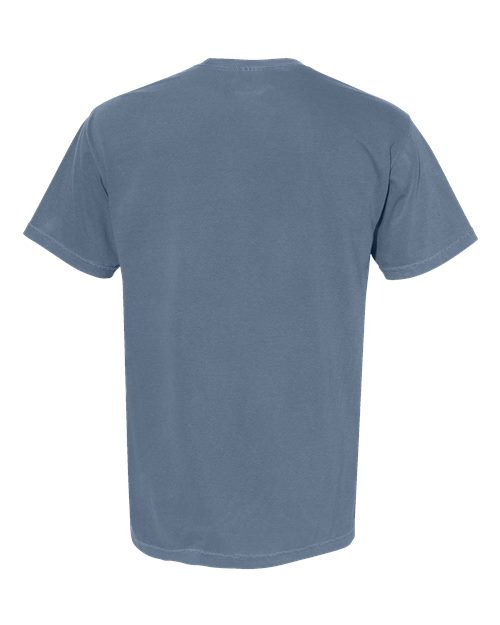 Unisex Garment-Dyed Heavyweight Pocket T-Shirt — Blue Jean