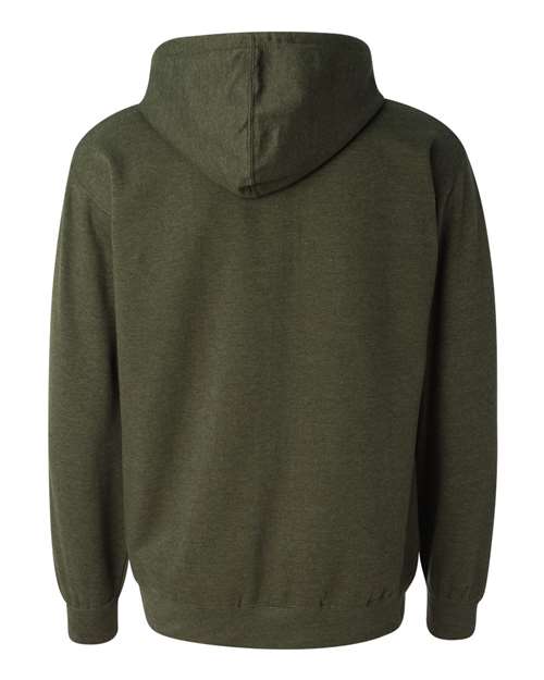 Unisex Midweight Hooded Sweatshirt — Army Heather