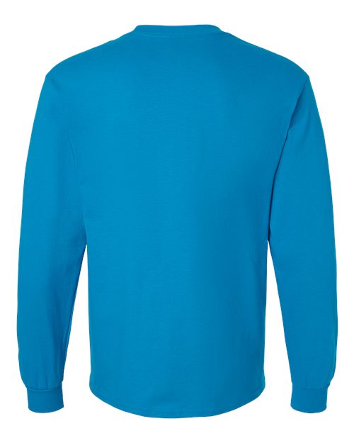 Unisex Ultra Cotton® Long Sleeve T-Shirt — Sapphire
