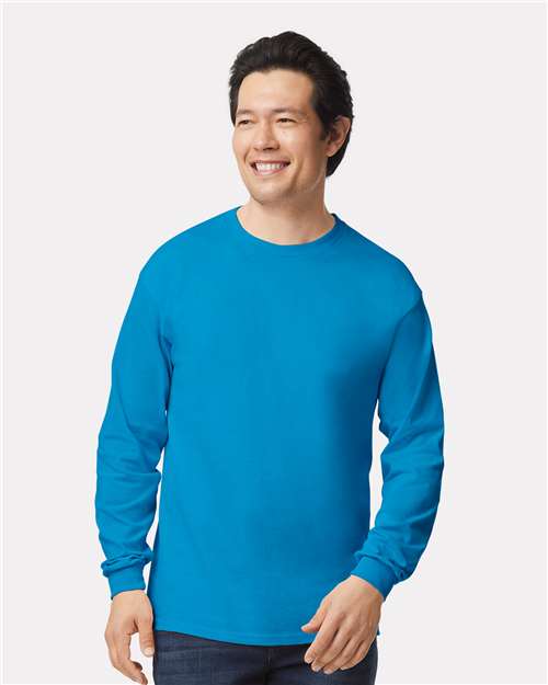 Unisex Ultra Cotton® Long Sleeve T-Shirt — Sapphire