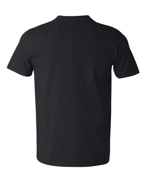 Unisex Softstyle® V-Neck T-Shirt — Black