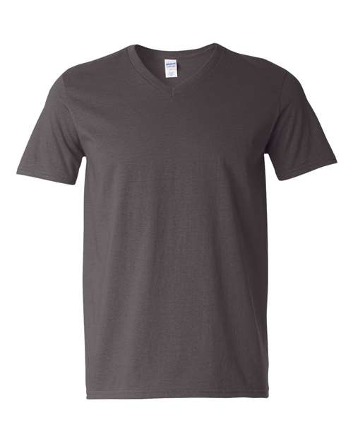 Unisex Softstyle® V-Neck T-Shirt — Charcoal