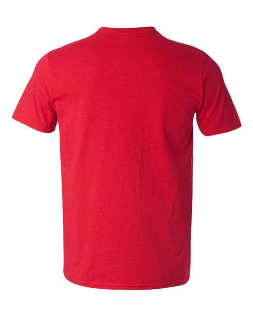 Unisex Softstyle® V-Neck T-Shirt — Cherry Red