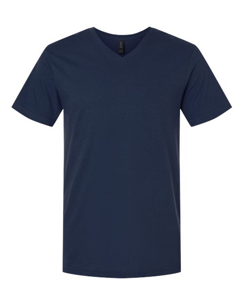 Unisex Softstyle® V-Neck T-Shirt — Navy