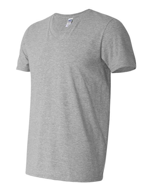 Unisex Softstyle® V-Neck T-Shirt — Sport Grey