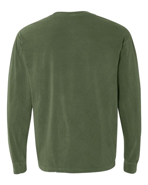 Unisex Garment-Dyed Heavyweight Long Sleeve T-Shirt — Hemp