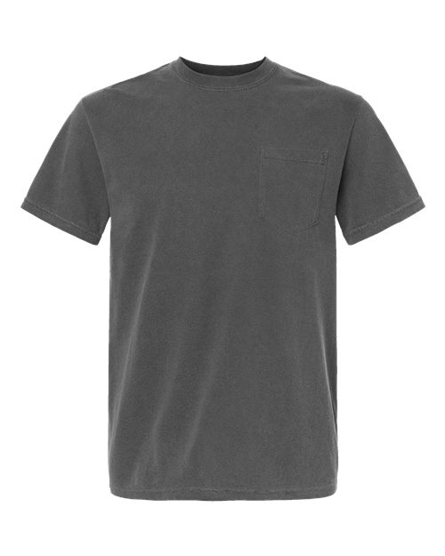 Unisex Garment-Dyed Heavyweight Pocket T-Shirt — Pepper