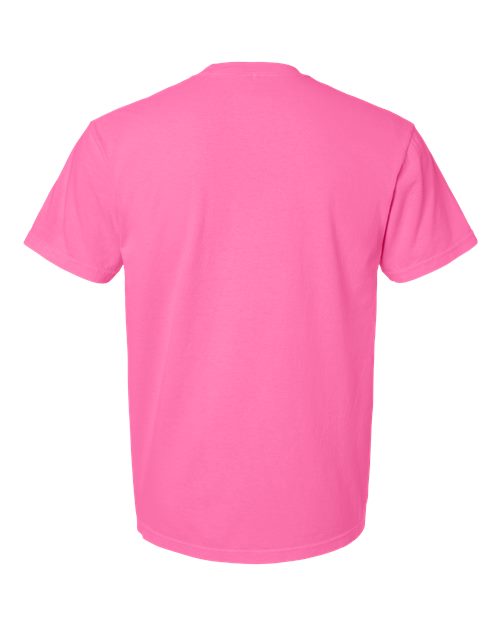 Unisex Garment-Dyed Heavyweight T-Shirt — Neon Pink