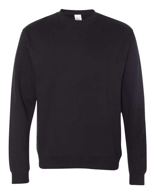 Unisex Midweight Crewneck Sweatshirt — Black