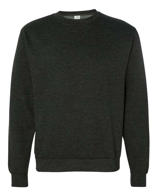 Unisex Midweight Crewneck Sweatshirt — Charcoal Heather