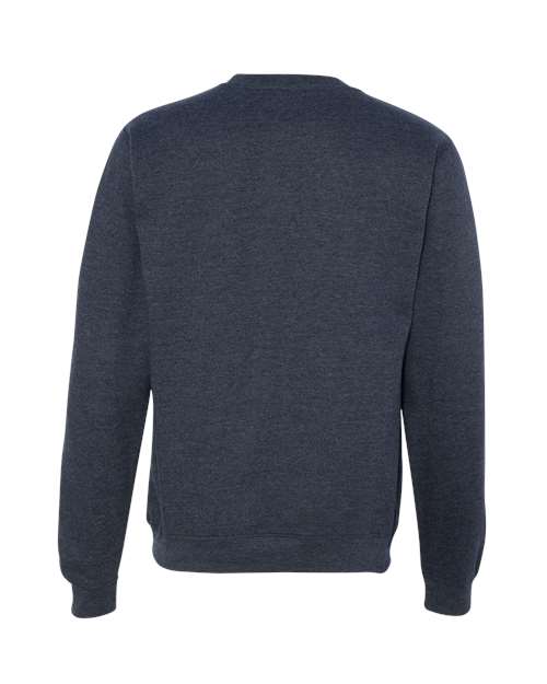 Unisex Midweight Crewneck Sweatshirt — Classic Navy Heather
