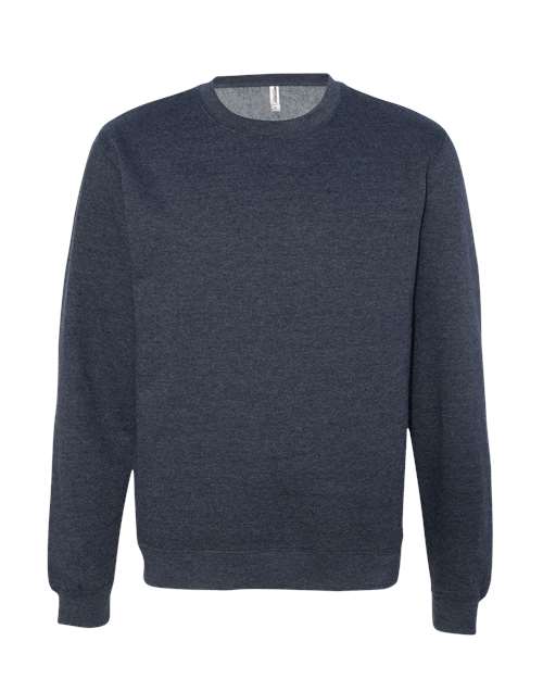 Unisex Midweight Crewneck Sweatshirt — Classic Navy Heather